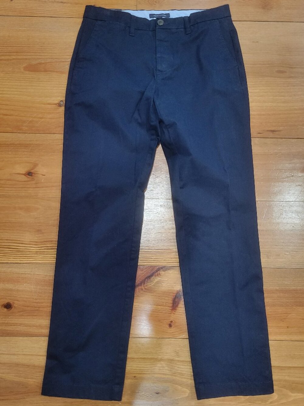 Men's Tommy Hilfiger THFlex Custom Fit Pants 31x32 Blue Coupe Sur Mesure New
